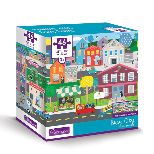 Busy City 46-Piece Panoramic Puzzle