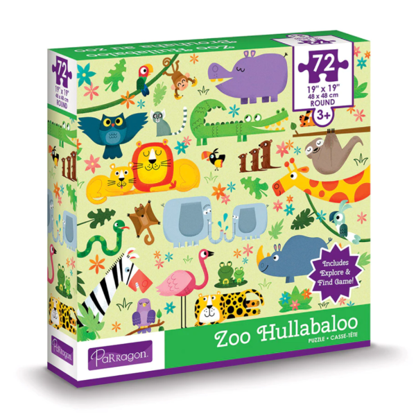 Zoo Hullabaloo 72-Piece Puzzle