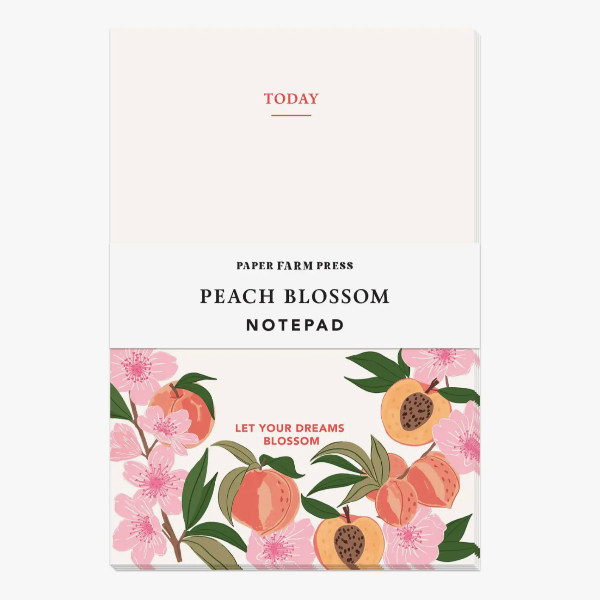Peach Blossom Notepad
