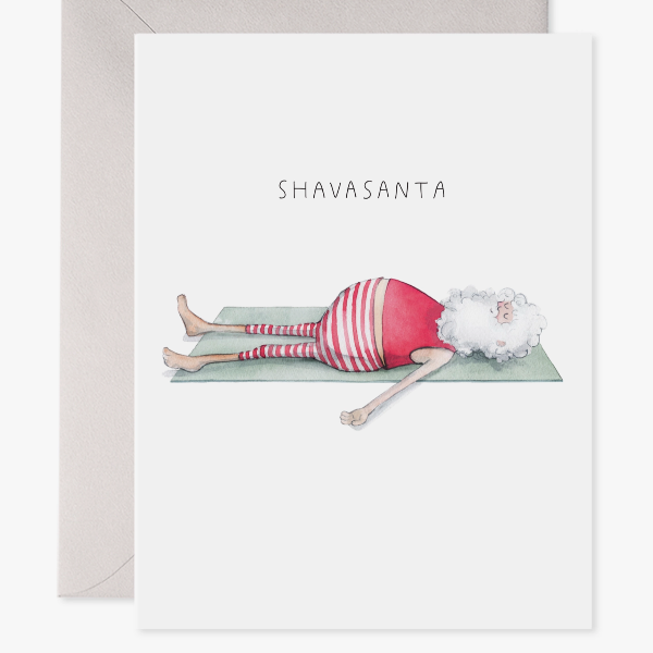 "Shavasanta" Christmas Card