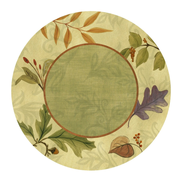 Lazy Susan in Forest Leaves