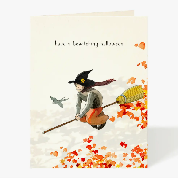 October Flight Halloween Card