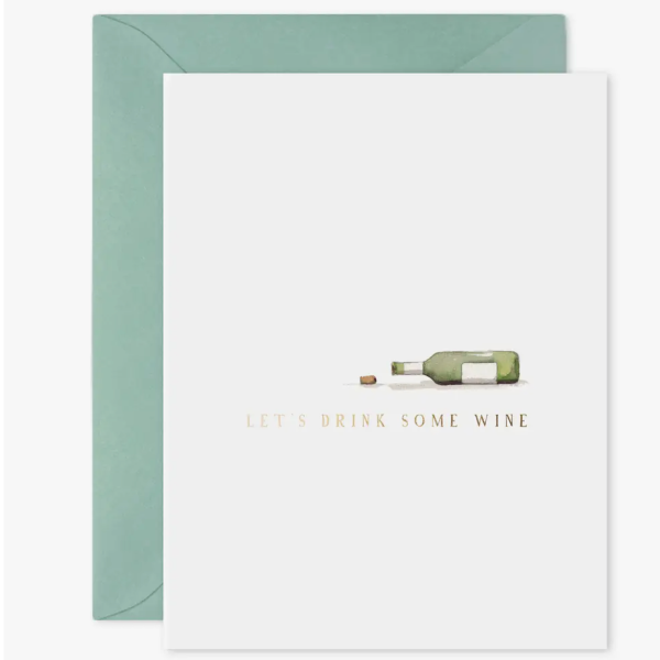 Let's Drink some Wine Card