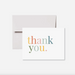 Pastel Rainbow Boxed Thank You Cards
