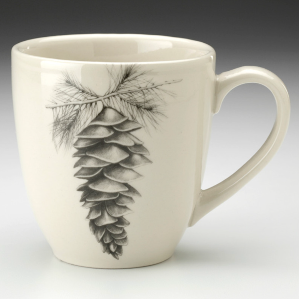 Mug: White Pine Cone