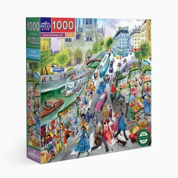 Paris Bookseller 1000 Piece Puzzle