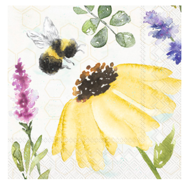 Summer Bees Cocktail Napkins