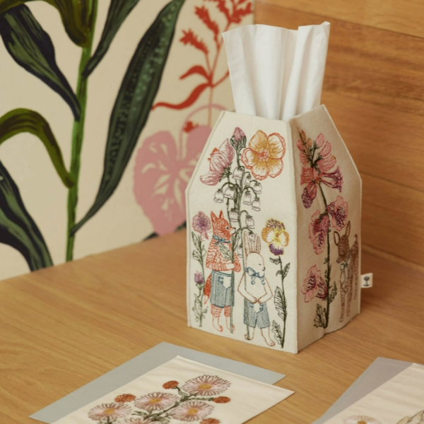 Spring Parade Tissue Box Cover