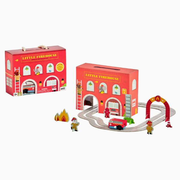Wind Up & Go Fire Station Play Set