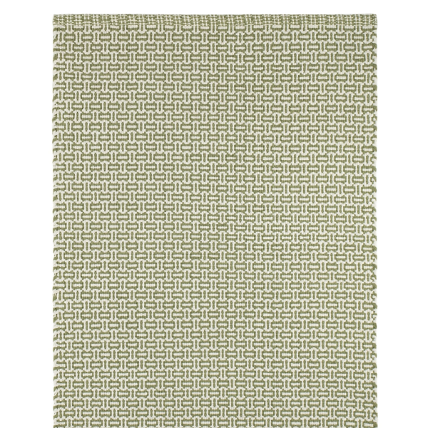 Miss Muffet Olive Handwoven Cotton rug