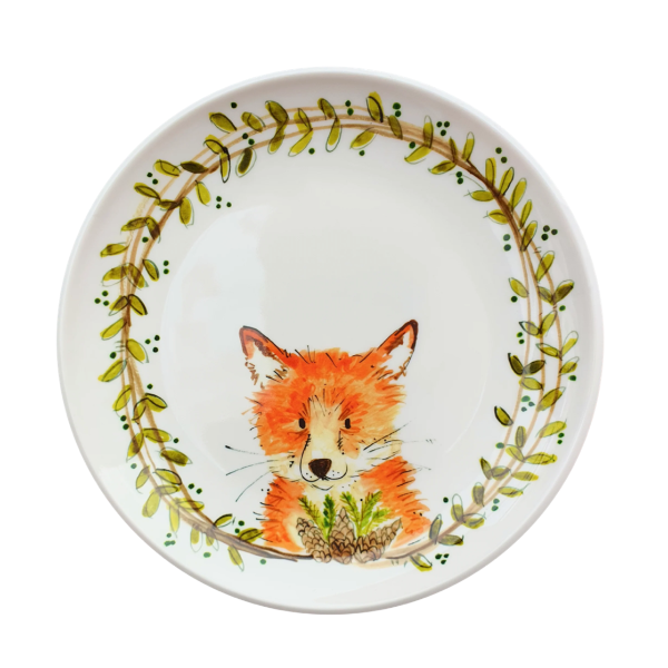 Fox Melamine Plate
