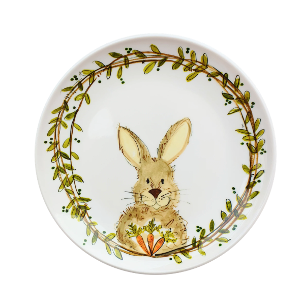 Bunny Melamine Plate