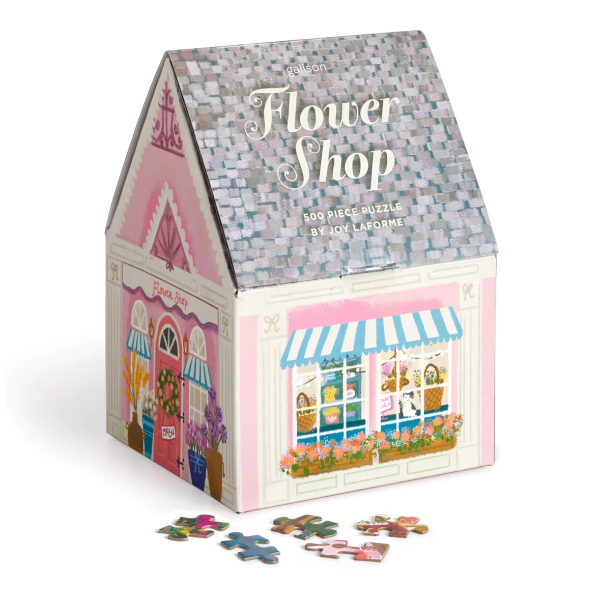 Flower Shop 500-Piece House Puzzle