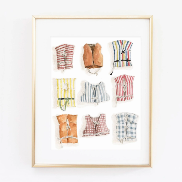 Boat Coats Art Print