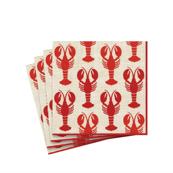 Lobsters Cocktail Napkin