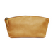 Bondi Leather Large Cosmetic Bag in Camel