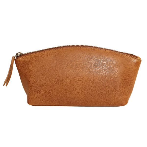 Beck Leather Small Cosmetic Bag