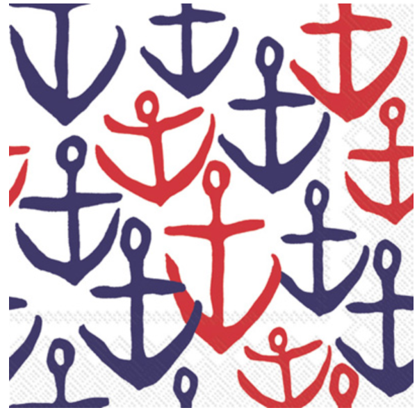 Anchors Cocktail Napkin