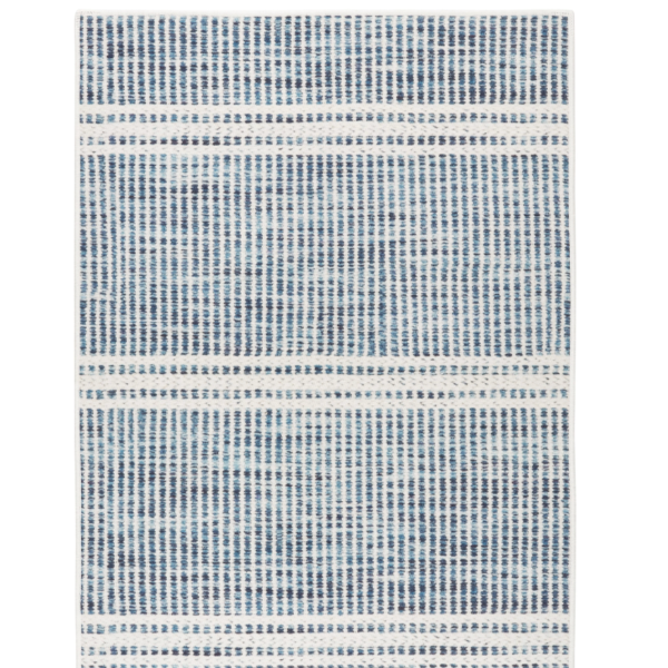 Malta Blue Machine Washable Rug