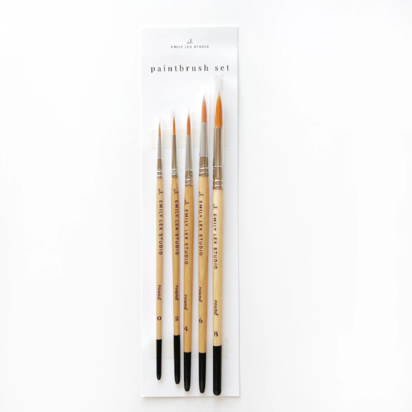 Watercolor Paintbrush Set