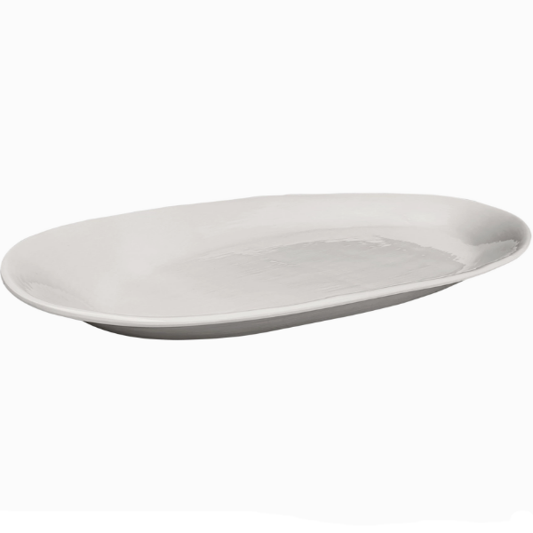 Large Oval Platter: Cream