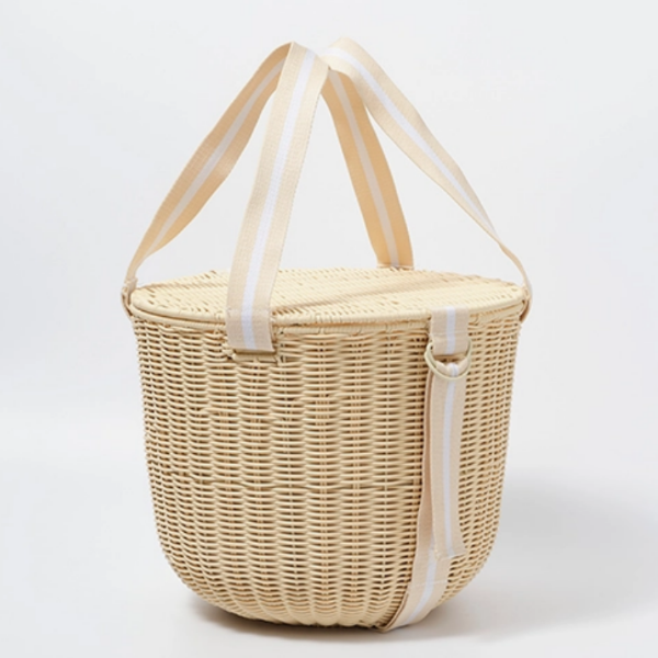 Le Weekend Natural Cooler Picnic Basket