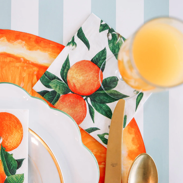 Orange Orchard Cocktail Napkins
