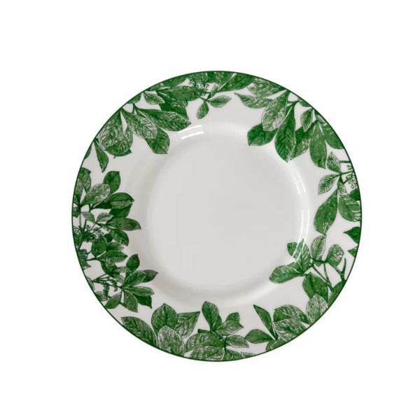 Arbor Green Rimmed Salad Plates