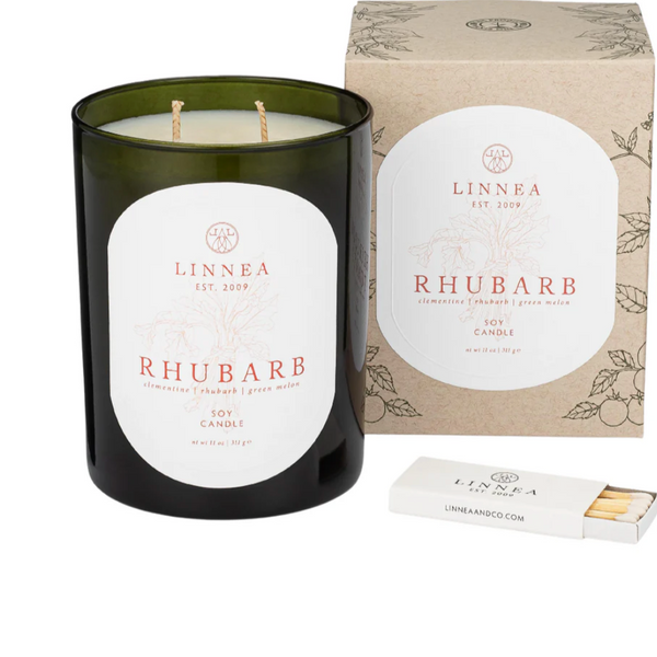 Rhubarb 2-wick Candle