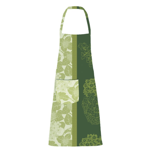 Mille Hortensias Vert Apron