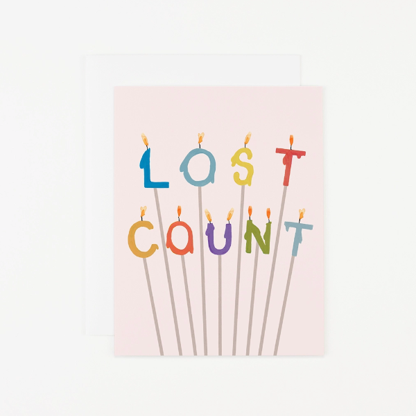 Lost Count Birthday Card