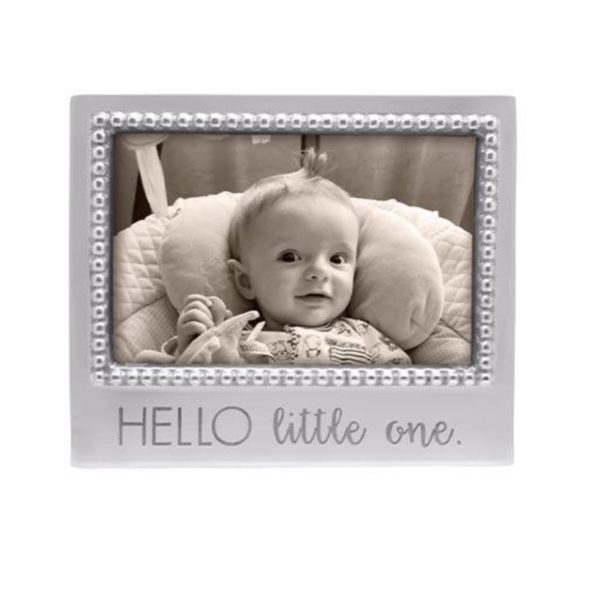 Hello Little One Beaded 4x6 Frame