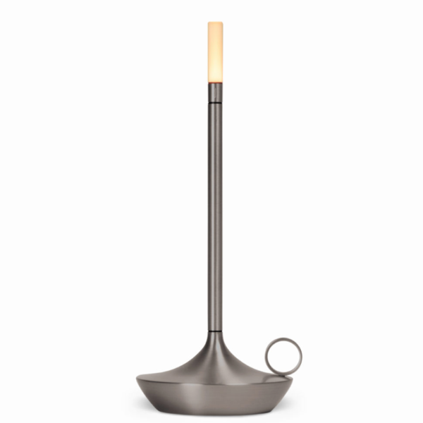 Graypants Wick Portable Candle Lamp-Graphite