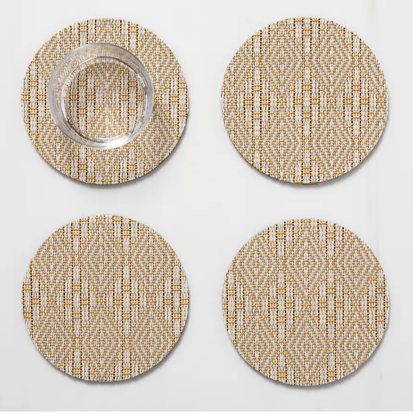 Boxwood Backed Coasters 4 Pack