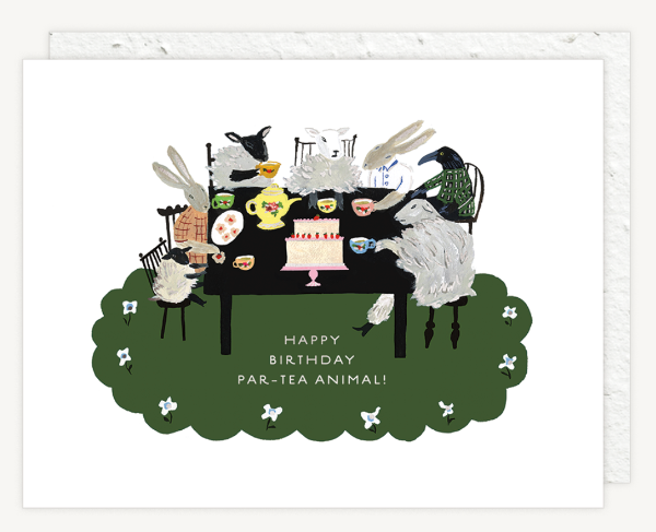 Par-Tea Birthday Card