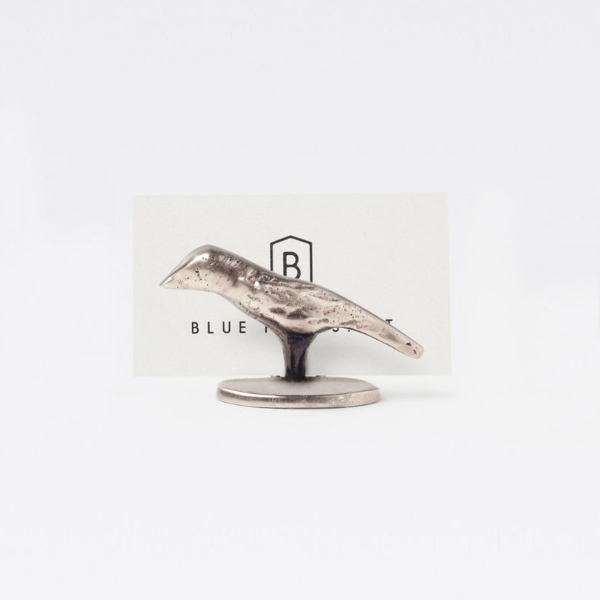 Hailey Pewter Bird Card Holder