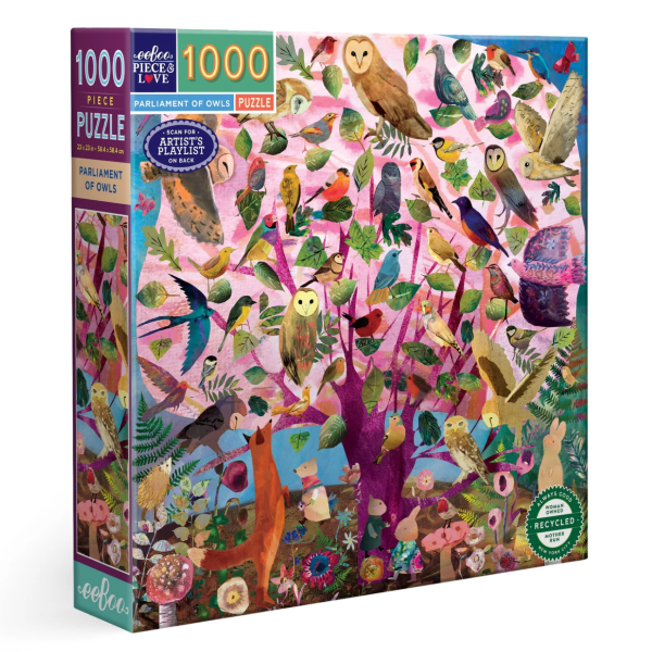 Parliament of Owls 1000 Piece Puzzle