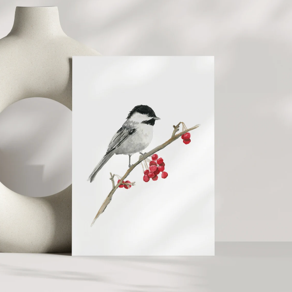 Chickadee Card