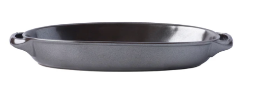 Pewter Stoneware 15.5" Baker