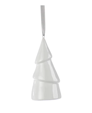 Ceramic White Tree Ornament C