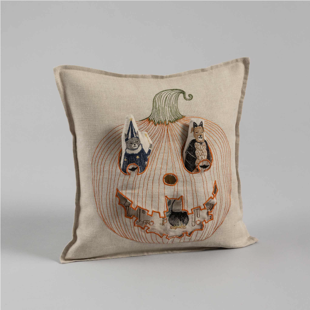 Jack-O-Lantern Pocket Pillow