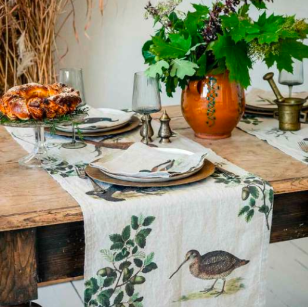 Forest Birds Table Runner