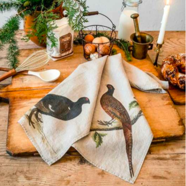 Forest Birds Set/2 Dishtowels