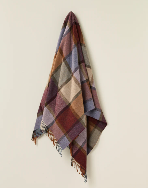 Merino Lambswool Pateley Check Throw