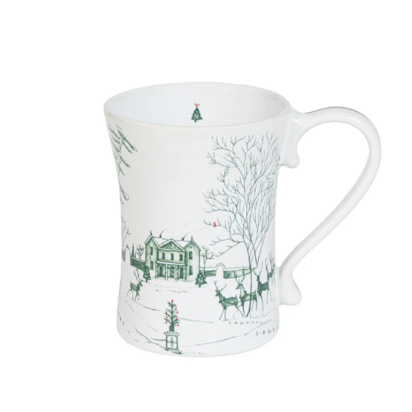 Juliska Winter Frolic Mug-Evergreen