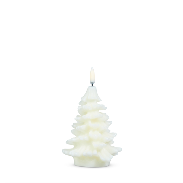 5.5" Ivory Moving Flame Christmas Tree Candle