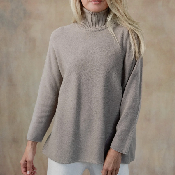 Clara Sweater in Taupe