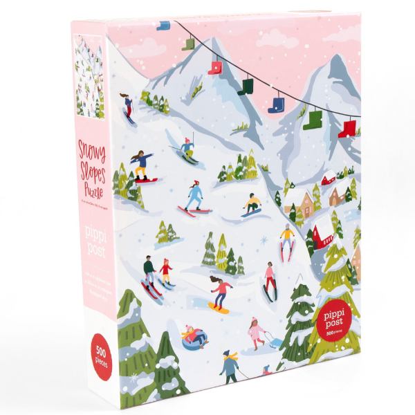 Snowy Slopes 500 Piece Puzzle