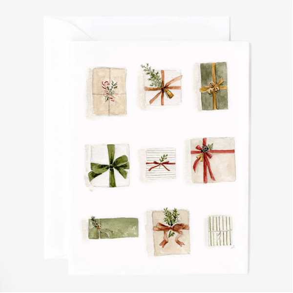 Christmas Gifts Notecard Set/8