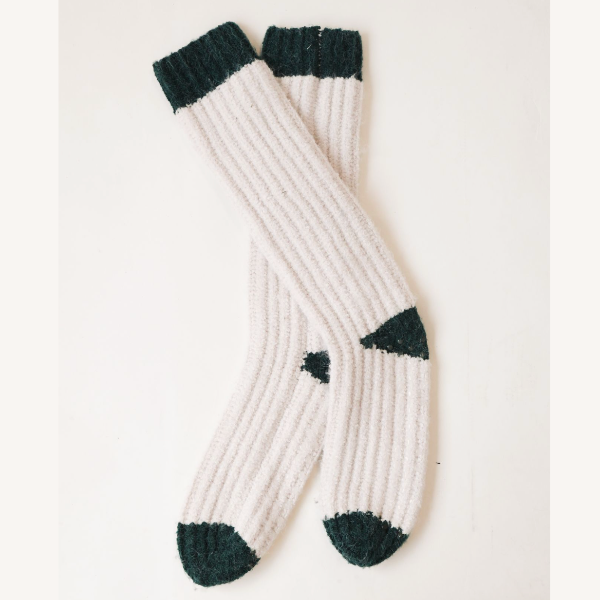 Snow Bunny Slipper Socks